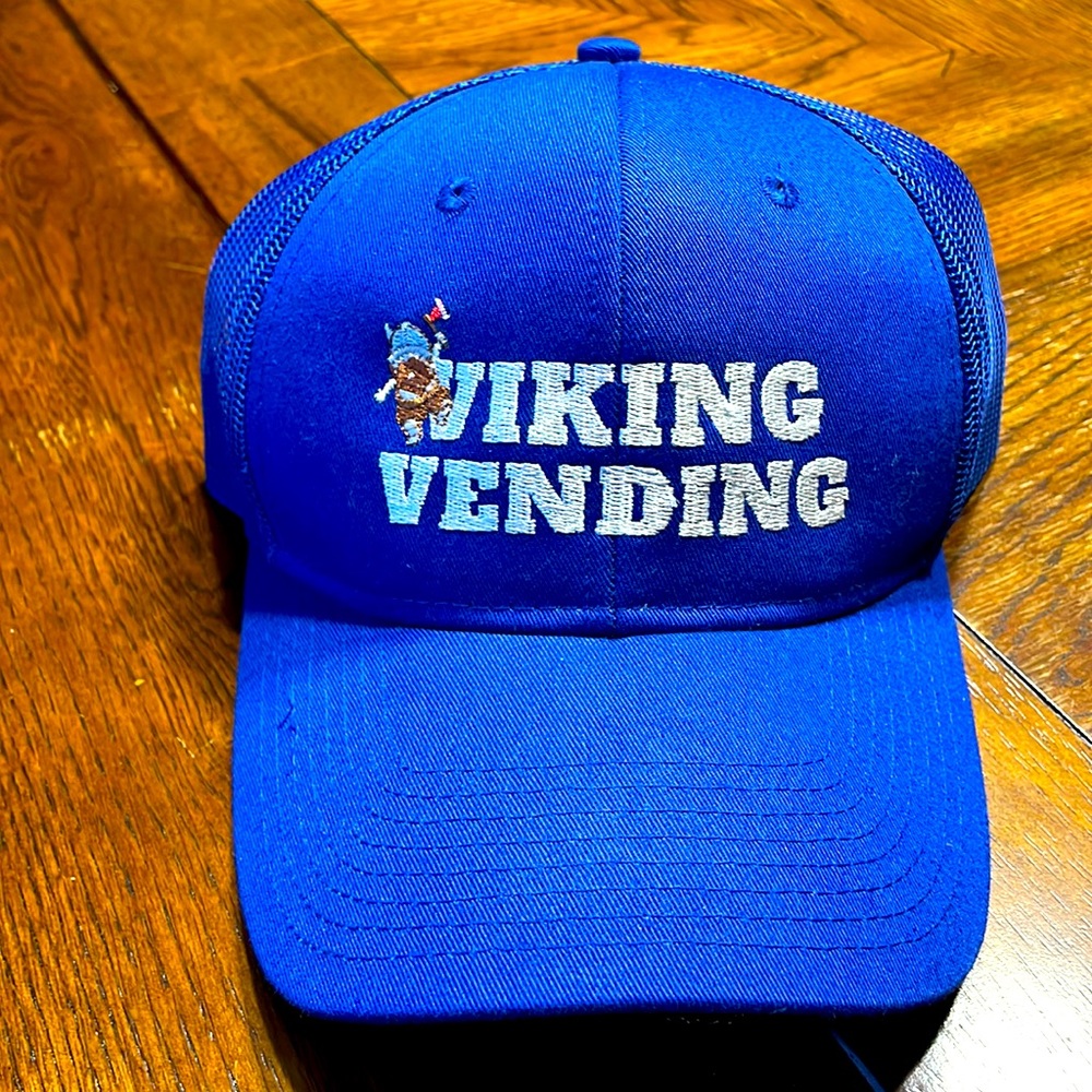 Royal Blue Viking Vending snap back hat